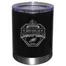 12oz Black Lowball Tumbler, Etched, Super Bowl 59, 2025