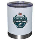 12oz White Lowball Tumbler, Direct Print, Super Bowl 59, 2025