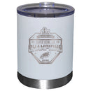 12oz White Lowball Tumbler, Etched, Super Bowl 59, 2025