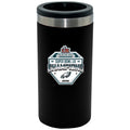 12oz Black Slim Can Holder, Direct Print, Super Bowl 59, 2025