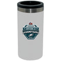 12oz White Slim Can Holder, Direct Print, Super Bowl 59, 2025