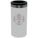 12oz White Slim Can Holder, Etched, Super Bowl 59, 2025