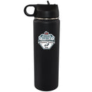22oz Black Water Bottle, Direct Print, Super Bowl 59, 2025