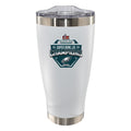 20oz Stainless Steel Tumbler, White, Direct Print, Super Bowl 59, 2025