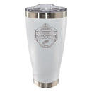 20oz White Tumbler, Etched, Super Bowl 59, 2025