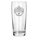 16oz Pub Pilsner Glass, Etched, Super Bowl 59, 2025