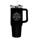 40oz Black Colossal Tumbler, Etched, Super Bowl 59, 2025