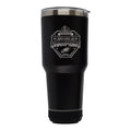 30oz Black Bluetooth Tumbler, Etched, Super Bowl 59, 2025