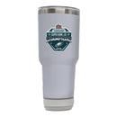 30oz White Bluetooth Tumbler, Direct Print, Super Bowl 59, 2025