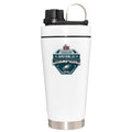 22oz White Beverage Blender Bottle, Direct Print, Super Bowl 59, 2025