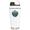 22oz White Beverage Blender Bottle, Direct Print, Super Bowl 59, 2025