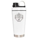 22oz White Beverage Blender Bottle, Etched, Super Bowl 59, 2025