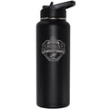 34oz Black Quencher Bottle, Etched, Super Bowl 59, 2025