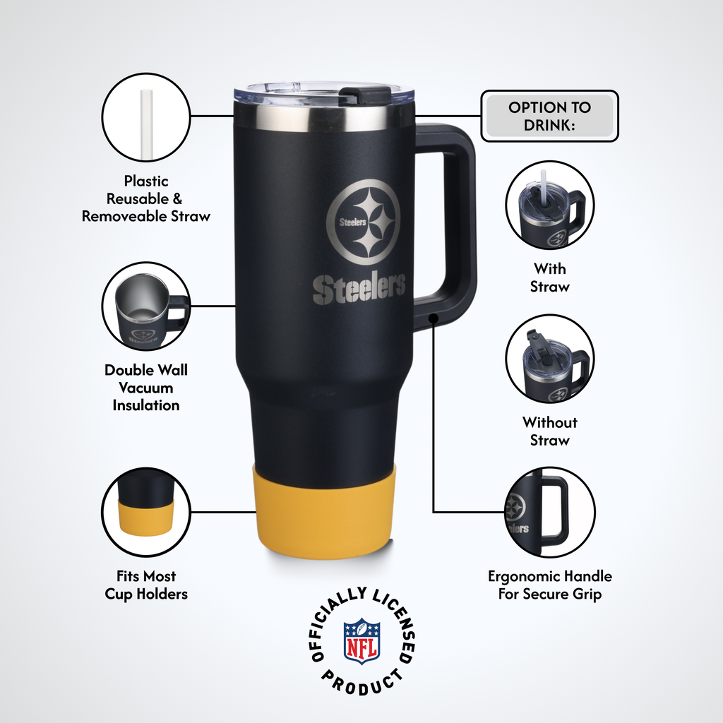 40 OZ Game Day Tumbler I | Pittsburgh Steelers
