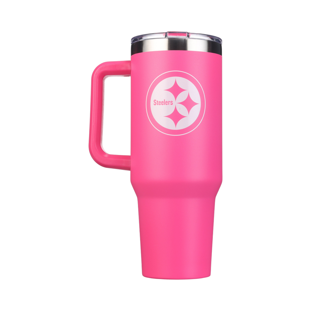 40oz Pink Game Day Tumbler I | Pittsburgh Steelers