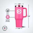 40oz Pink Game Day Tumbler I | Pittsburgh Steelers