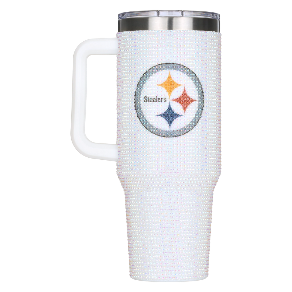 40oz Bling Collosal Tumbler | Pittsburgh Steelers