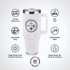 40oz Bling Collosal Tumbler | Pittsburgh Steelers