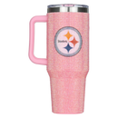 40oz Pink Bling Game Day Tumbler I | Pittsburgh Steelers
