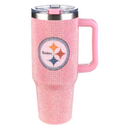 40oz Pink Bling Game Day Tumbler I | Pittsburgh Steelers