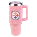 40oz Pink Bling Game Day Tumbler I | Pittsburgh Steelers