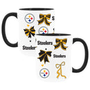  Steelers 2pk 15oz Bow Coffee Mug 