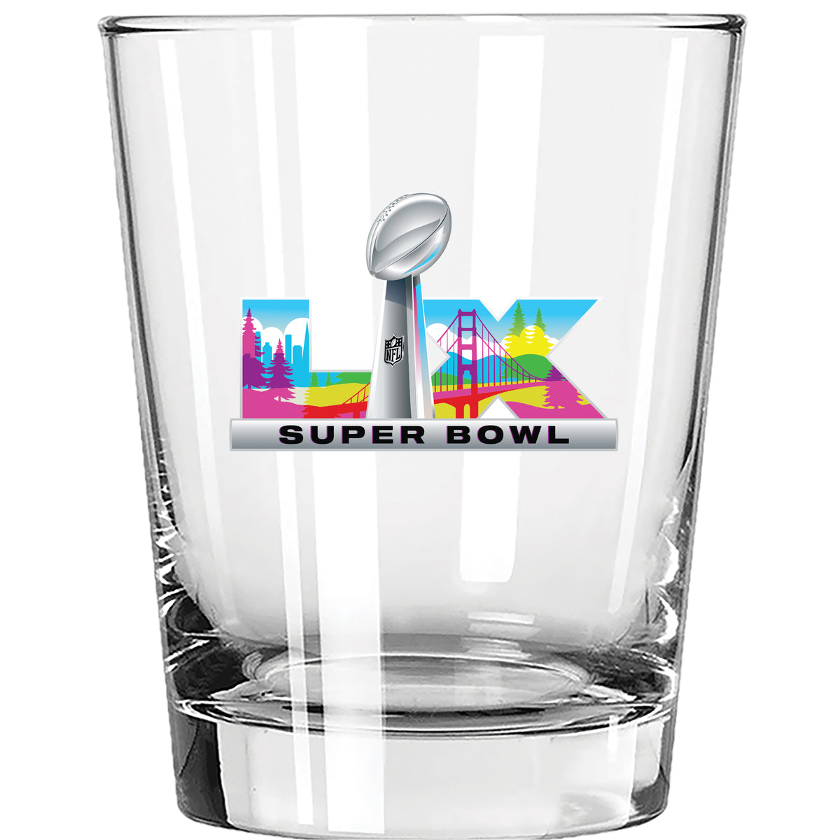 15oz Double Old Fashioned Glass | 2026 Super Bowl