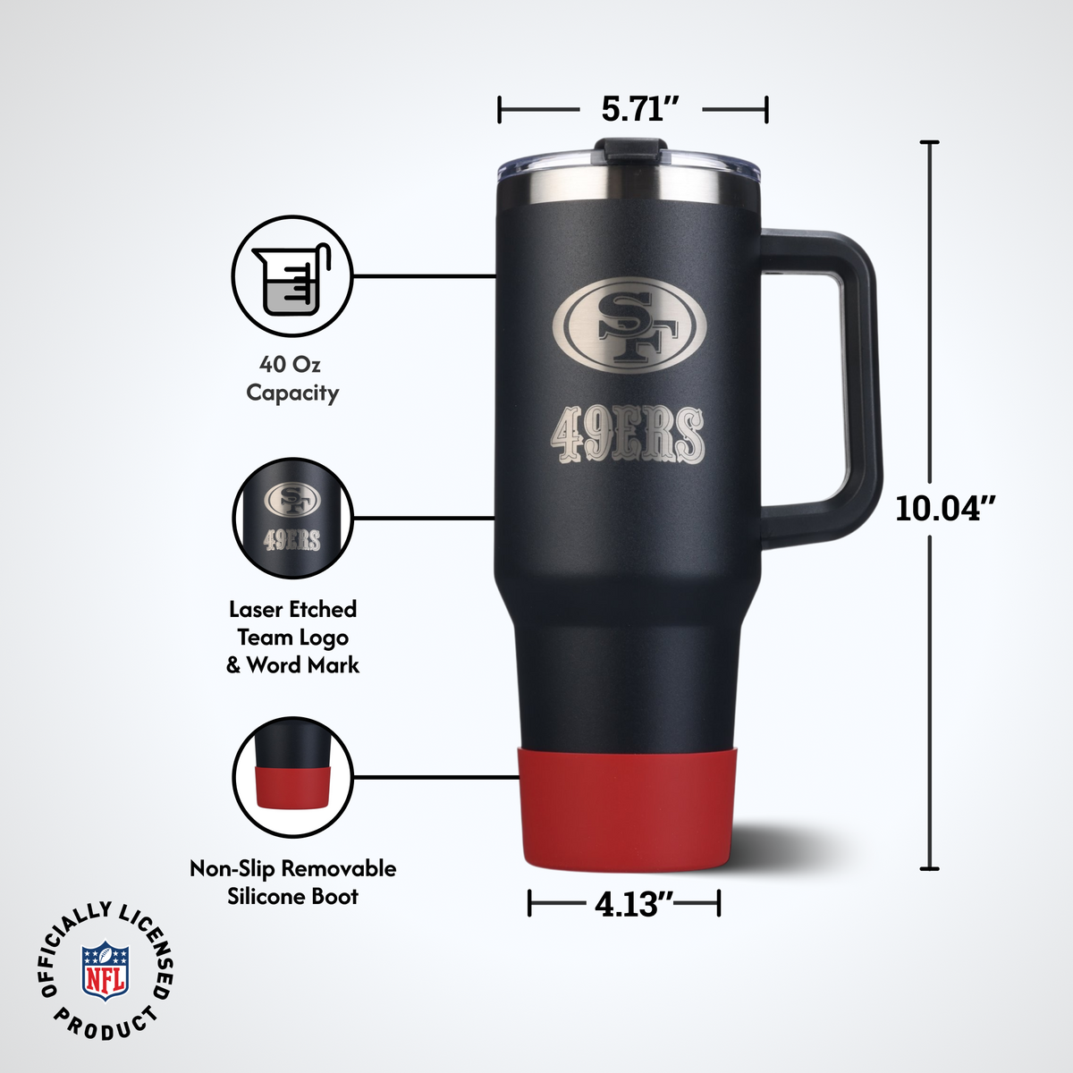 40 OZ Game Day Tumbler I | San Francisco 49ers