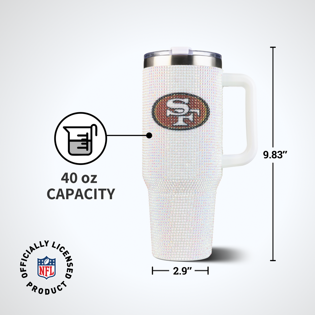 40oz Bling Collosal Tumbler | San Francisco 49ers