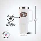 40oz Bling Collosal Tumbler | San Francisco 49ers