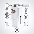 40oz Bling Collosal Tumbler | San Francisco 49ers