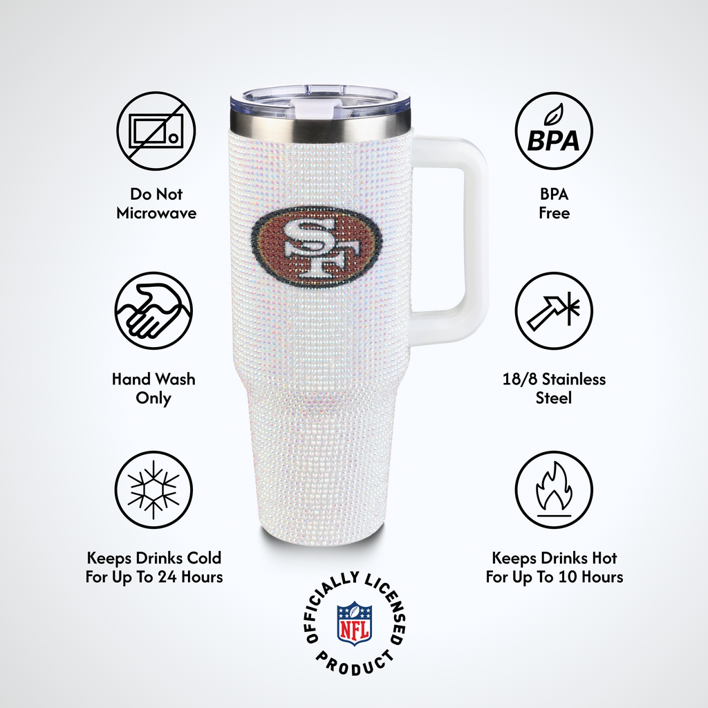 40oz Bling Collosal Tumbler | San Francisco 49ers