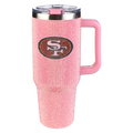 40oz Pink Bling Game Day Tumbler I | San Francisco 49ers