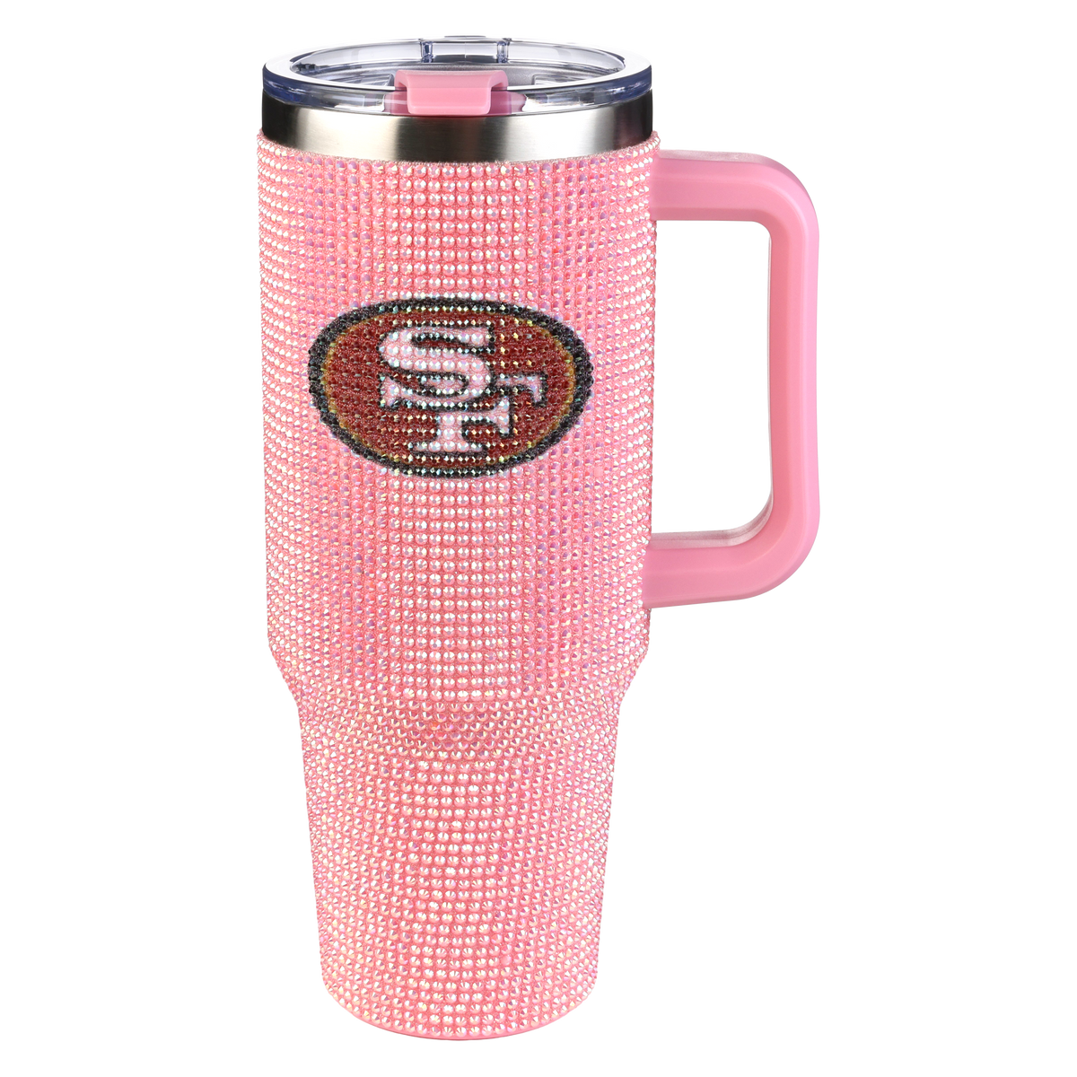 40oz Pink Bling Game Day Tumbler I | San Francisco 49ers