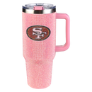 40oz Pink Bling Game Day Tumbler I | San Francisco 49ers
