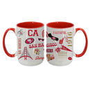 Loco Design 2 pack 15oz Mug | San Francisco 49ers