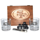 Wood Boxed Drinkware Set | San Francisco 49ers