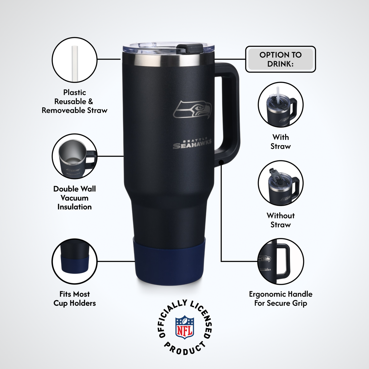 40 OZ Game Day Tumbler I | Seattle Seahawks