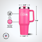 40oz Pink Game Day Tumbler I | Seattle Seahawks