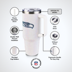 40oz Bling Collosal Tumbler | Seattle Seahawks