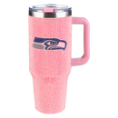 40oz Pink Bling Game Day Tumbler I | Seattle Seahawks