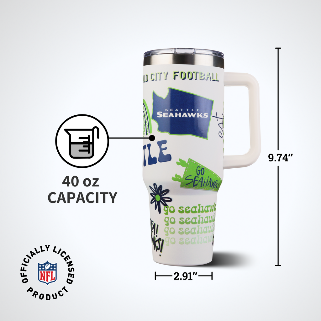 40oz Team Spirit Game Day Tumbler I | Seattle Seahawks