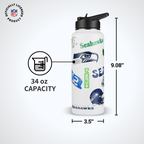 34oz Team Spirit Water Bottle I | Seattle Seahawks