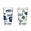 2pk 16oz Pint Glass, DP, Loco Design | Seattle Seahawks