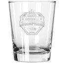 15oz Double Old Fashioned Glass, Etched, Super Bowl 60, 2026, Seattle Seahawks