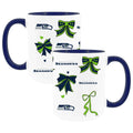  Seahawks 2pk 15oz Bow Coffee Mug 