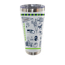 Sketchpad Design 30oz SS Tumbler | Seattle Seahawks