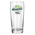 16oz Pub Pilsner Glass, Direct Print, NFC Champion 60, 2026 Design| Seattle Seahawks