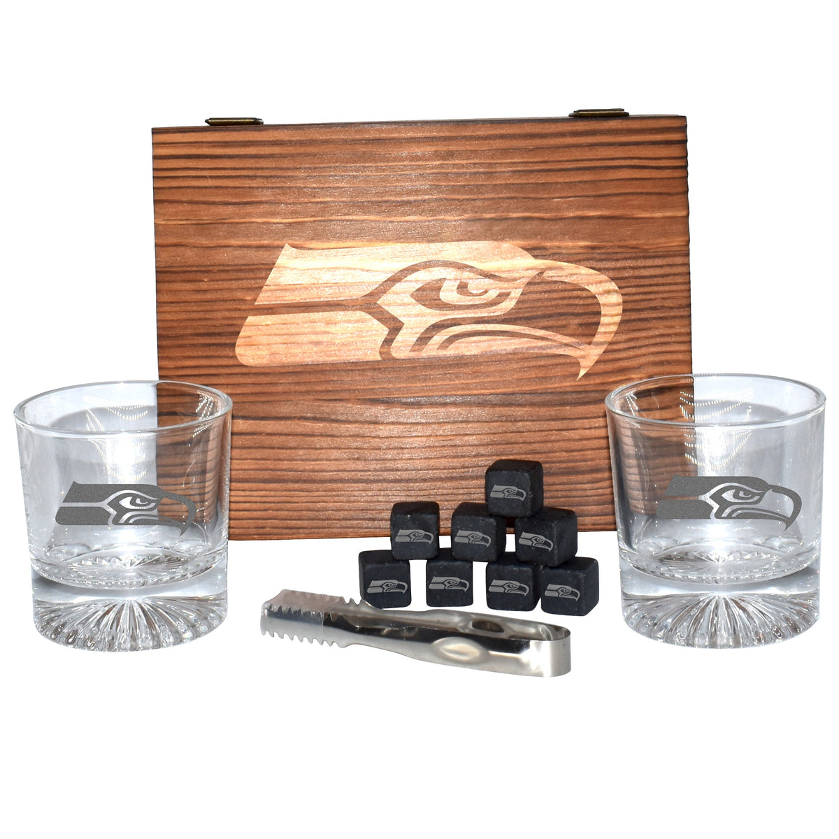 Wood Boxed Drinkware Set | Seattle Seahawks