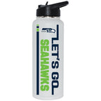 34oz Quencher Let's Go Team Dash Design | Seattle Seahawks
